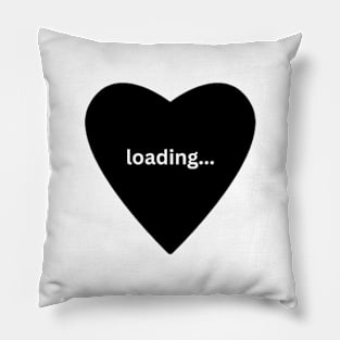 "Loading love" Valentines Day Pillow