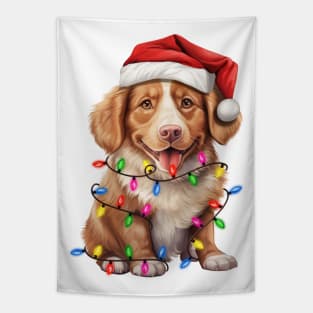 Christmas Nova Scotia Duck Tolling Retriever Tapestry