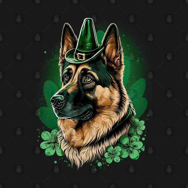 German Shepherd St. Patrick's day by JayD World