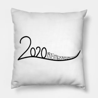 End of a decade Pillow