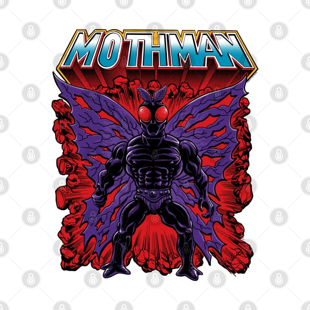 Mothman as an 80s Action Figure by CTKR Studio