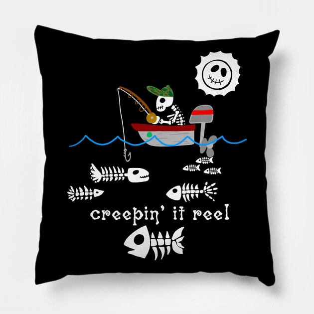 Creepin' it Reel Pillow by SNK Kreatures