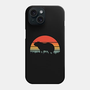 Cuddly Capybara Crew Tee Trendsetter Triumphs for Rodent Enthusiasts Phone Case