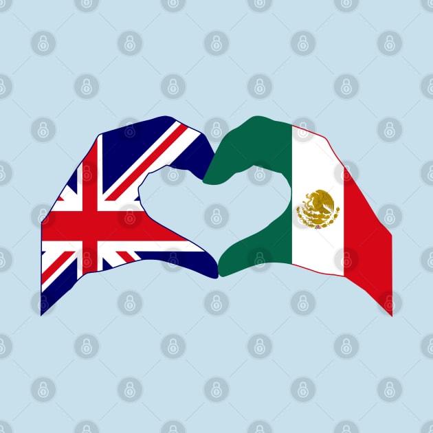 We Heart UK & Mexico Patriot Flag Series by Village Values