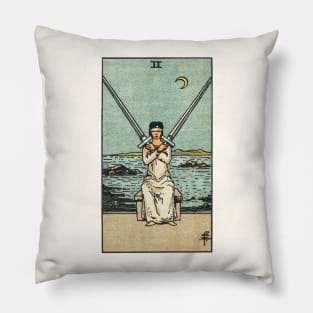 TWO OF SWORDS Pillow