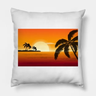 Punta Cana Sunset Pillow