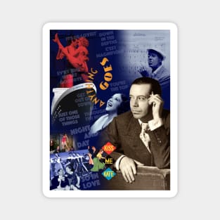 Cole Porter Portrait Collage Magnet