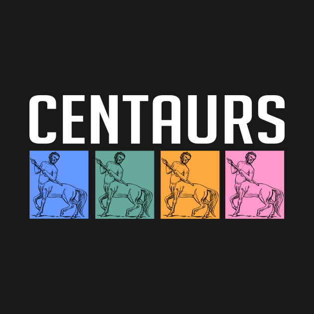 Centaurs, Greek mythology by cypryanus