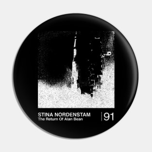 Stina Nordenstam / Minimalist Graphic Design Fan Artwork Pin