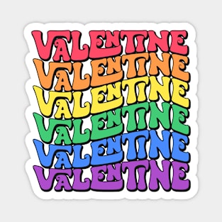 Valentines Day Love Is Love LGBT Love Magnet