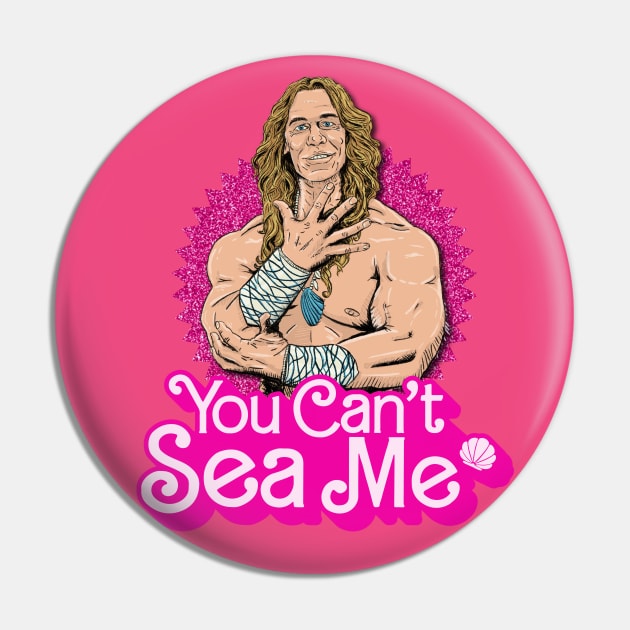 Mermaid Ken - You Can't Sea Me Pin by deancoledesign