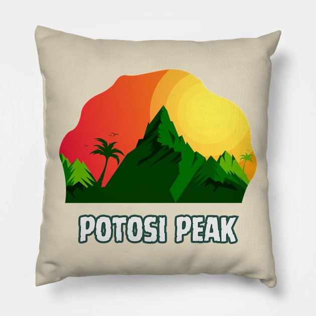 Potosi Peak Pillow by Canada Cities