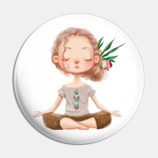 lovely yoga girl Pin