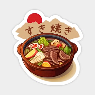 Sukiyaki | Japanese cuisine | Traditional Food Magnet