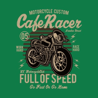 Modern Cafe Racer - Motorcycle Custom T-Shirt