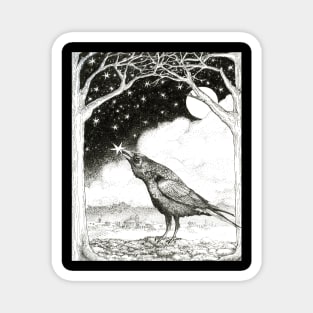 Crow-Catch a Falling Star Magnet