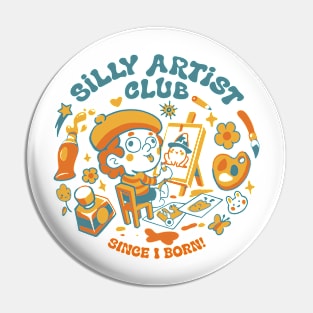 Silly Artist Club Pin