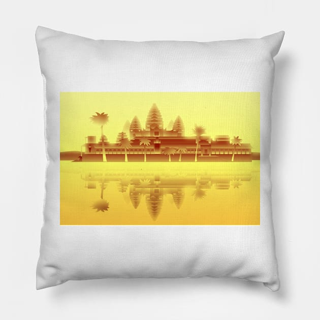 Angkor Wat Heat Pillow by itsmidnight