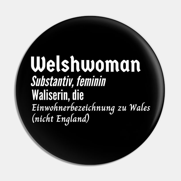 Welshwoman not English German Deutsch Definition Pin by Time4German