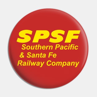 SPSF Yellow Lettering Logo Upper Left Chest Pin