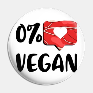 No vegan Pin