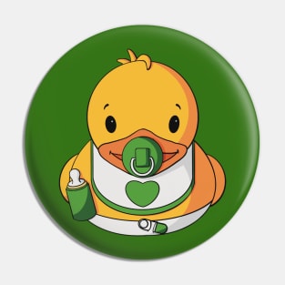 Baby Rubber Duck - Green Pin