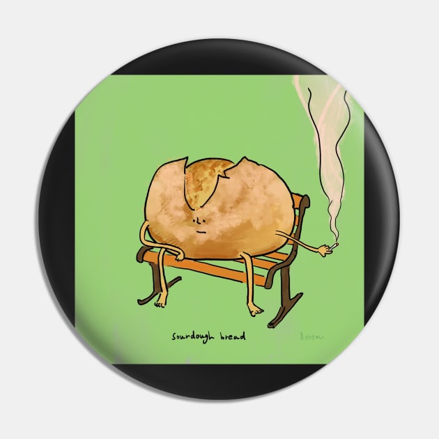 Spiritual Bread: Sourdough Bread Pin by doteau