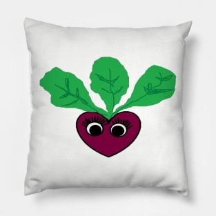 Beauty and the Beets logo Pillow