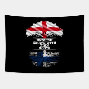 English Grown With Finn Roots - Gift for Finn With Roots From Finland Tapestry