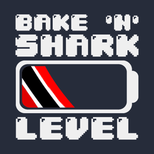 Battery Level - Bake And Shark T-Shirt