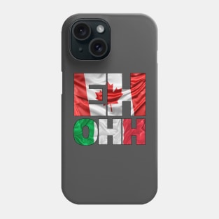 Italo Canadian - National Flags Phone Case