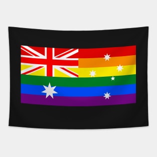 Australia LGBTQ Pride Flag, v1 Tapestry