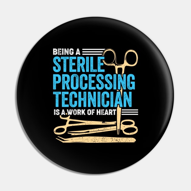 Sterile Processing Technician Job Tech Gift Pin by Dolde08