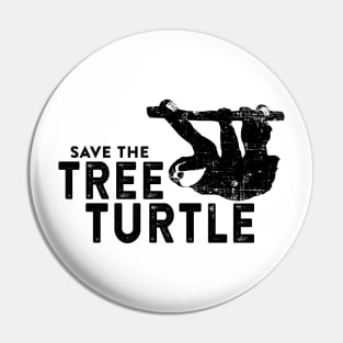 Save the Tree Turtle Pin