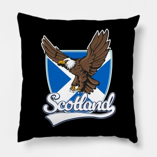 Scotland Eagle Logo travel patch Pillow