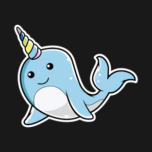 Narwhal Cartoon T-Shirt