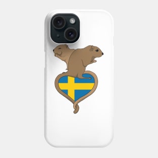 Gerbil Sweden (light) Phone Case