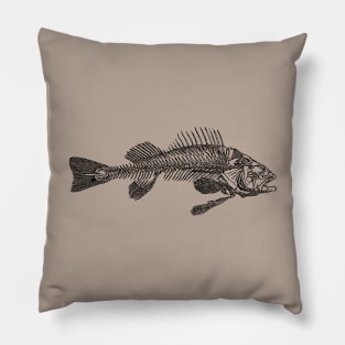 Fish skeleton. Pillow