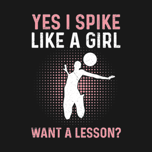 Volleyball Design for a Volleyball Girl T-Shirt