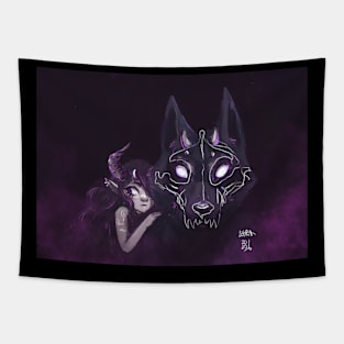 Spirit Wolf Tapestry