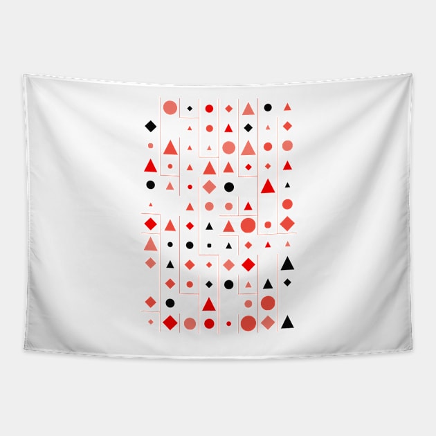 Colourful Geometric Animated Pattern Tapestry by Trendy-Now