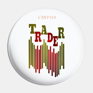 CRYTPO TRADER (COSMIC) / WHITE Pin