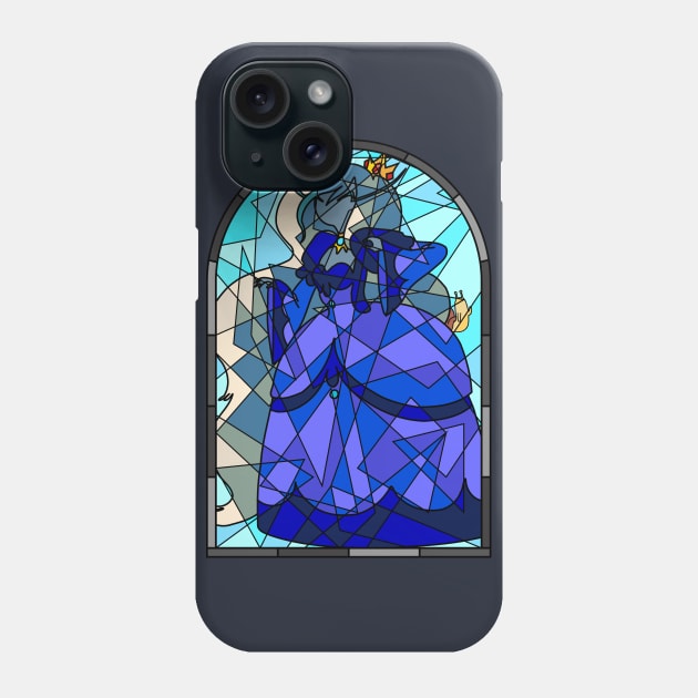 Stained Glass Ice Queen Phone Case by gkillerb