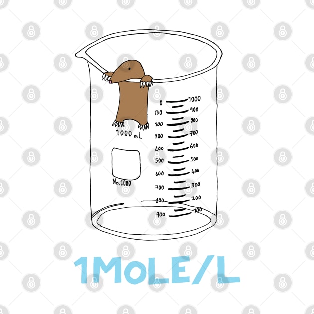 Chemistry 1 Mole per Litre by Geektopia