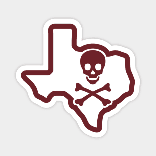 Death & Texas Front & Back Magnet