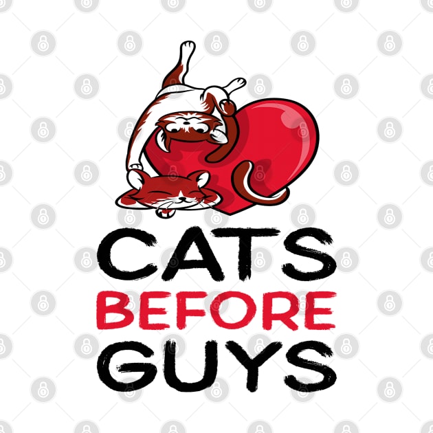 Cats Before Guys by Tee Craze