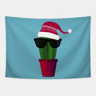 Cool Christmas Cactus Tapestry