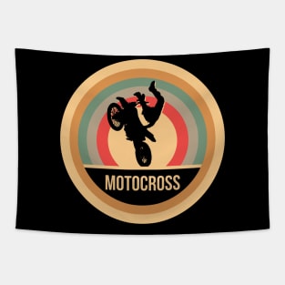 Retro Vintage Motocross Gift For Bikers Tapestry