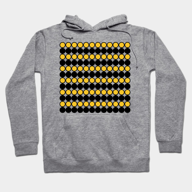 black and yellow striped sweatshirt