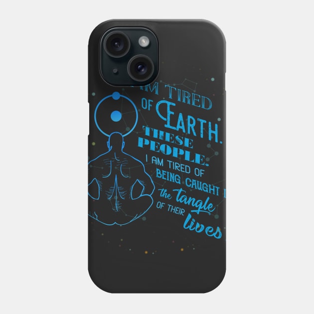 Dr. Manhattan - Tired of Earth Phone Case by ChocolateBono